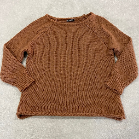 Brown Knit Sweater Size Large - Picture 1 of 11